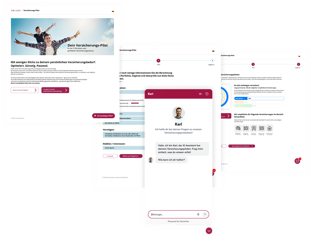 Screenshots Versicherungspilot